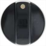 DREHKNOPF LOFRA SORTE SCHWARZ ø 45 mm