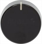 DREHKNOPF SAMET SORTE BRAUN ø 35 mm