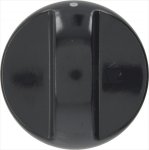 DREHKNOPF SAMET SORTE SCHWARZ &oslash; 38 mm