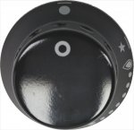 DREHKNOPF SOVRANA SORTE SCHWARZ ø 35 mm
