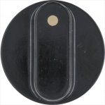 DREHKNOPF STAR SORTE SCHWARZ ø 38 mm