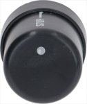 DREHKNOPF STYL DOMUS SCHWARZ ø 44 mm