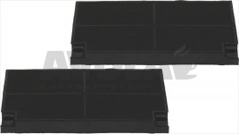 KOHLEFILTER FÜR ABZUGSHAUBE KIT 2 STK
