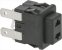 taster 1 polig schwarz 16a 250v