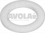 DICHTUNG FLACH PTFE ø 13x8,3x1 mm