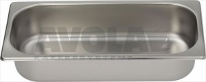 EISBEHÄLTER EDELSTAHL 360x165xh80 mm