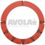 MARKIERUNGSRING AUFKLEBER ROT 30-90&deg;C