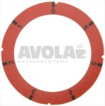 SCHEIBE SELBSTKLEBEND ROT 0-1-2-3-4-5-6