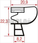 STECKDICHTUNG 771x568 mm