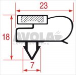 STECKDICHTUNG 730x575 mm