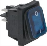 SCHALTER 2-POLIG BLAU 16A 250V