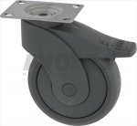 LENKROLLE MIT PLATTE UND BREMSE