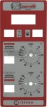 TAFEL MECHANISCH GRAU-ROT 315x135 mm