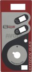 STEUERUNGSTAFEL GRAU-ROT 340x150 mm