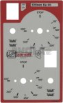 TAFEL MECHANISCH GRAU-ROT 185x113 mm