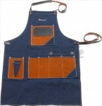 LATZSCHÜRZE BLAU JEANS BARISTAPRO