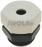 WASCHDÜSE WEISS/SCHWARZ 1/2