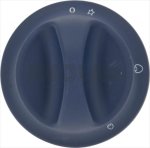 DREHKNOPF BLAU ø 76 mm MIT SERIGR.