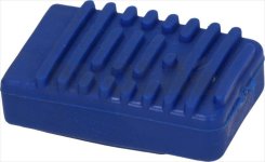 ABDECKUNG GUMMI BLAU FÜR PEDAL