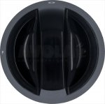 DREHKNOPF SCHWARZ ø 75 mm 0-1
