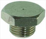 ENDKAPPE AUS VERCHROMTEM MESSING 1/8