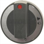 DREHKNOPF GRAU ø 65 mm SIEBDRUCK