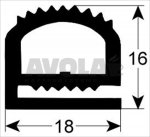 TÜRDICHTUNG 1230x630 mm