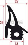 DICHTUNG FÜR OFENTÜR 2255 mm