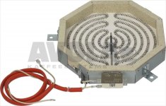 STRAHLUNGSHEIZKÖRPER ACHTECKIG &oslash; 230 mm