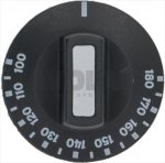 DREHKNOPF SCHWARZ ø 50 mm 100-180°C