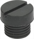 BÜRSTENKAPPE SCHWARZ ø 15x13 mm