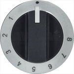 DREHKNOPF SCHWARZ ø 74 mm 1-2-3-4-5-6-7-