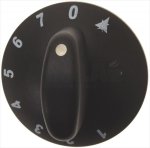 DREHKNOPF SCHWARZ ø 65 mm 0-1-2-3-4-5-6-