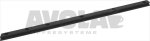 SCHIENE SCHWARZ RECHTS 628x28x15 mm