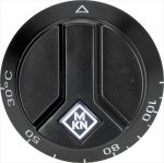 KNOPF SCHWARZ ø 66 mm 30-110°C