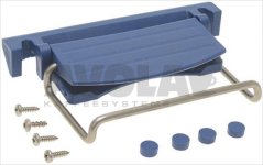 VERSCHLUSS AUS KUNSTSTOFF 190x90 mm BLAU