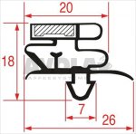 STECKDICHTUNG 1525x595 mm