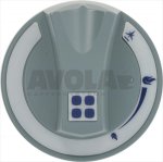 DREHKNOPF GRAU ø 71 mm MIT SIEBDRUCK