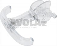 HAHNHEBEL AUS KUNSTSTOFF TRANSPARENT