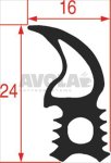 DICHTUNG FÜR BACKOFENTÜR 760x665 mm