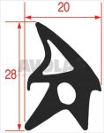 DICHTUNG FÜR OFENTÜR 2570 mm
