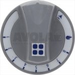 DREHKNOPF GRAU ø 71 mm 1-2-3-4-5-6-7-8