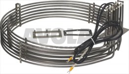 Rohrheizkörper 15,4 kW   400 V  mit Litz