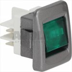 DRUCKSCHALTER 2-POLIG GRÜN