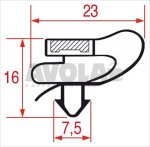 STECKDICHTUNG 485x405 mm