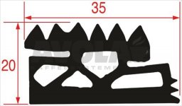 DICHTUNG FÜR BACKOFENWAGEN 1000 mm