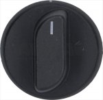 DREHKNOPF SCHWARZ ø 50 mm