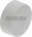 TASTE RUND WEISS MATT ø 21 mm