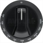 DREHKNOPF SCHWARZ ø 52 mm 30-120°C