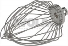 SCHNEEBESEN METALL MIT DRAHTEN ø 2 mm